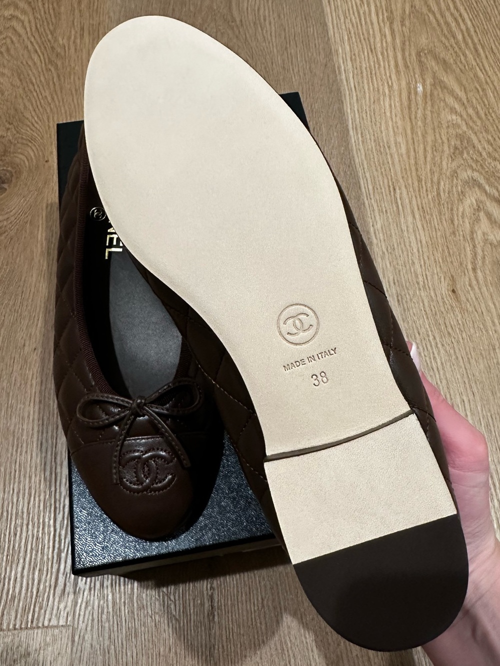 Chanel brown ballet flats - NWT - Picture 3 of 3